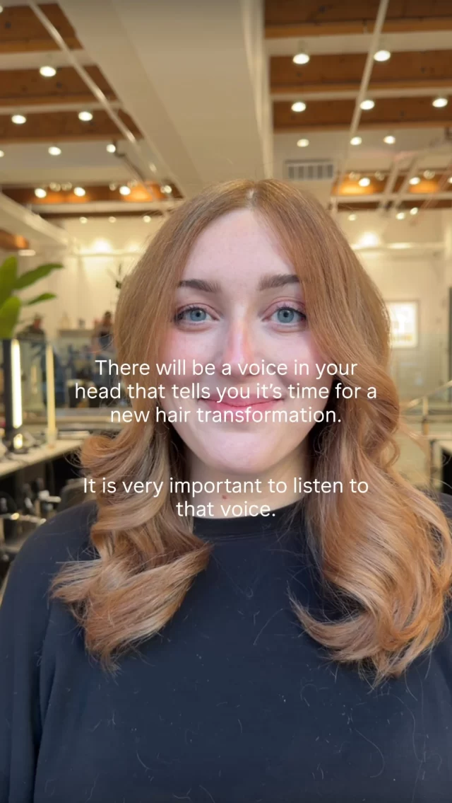 Before: Wishing. After: Made it happen 🧡

This color was made for her!! 🤩

Copper color by @jenahartzhair 

#chicagohairstylist #hairtransformation 

there will be a voice in your head | copper hair color | chicago hair salon |