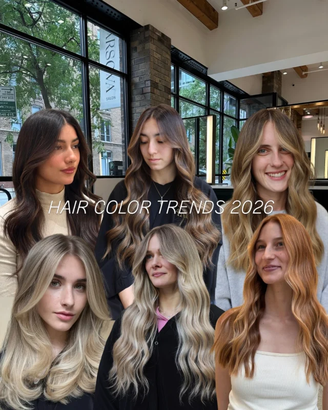 Swipe & Save ⚡️ Hair Color Spring 2026 🌹  it’s all about depth, dimension, and unapologetic richness- from luminous bonde to copper sunset and rich dimensional brunette that catch every light. It’s less about flat color, more about movement, tone depth, and creating color that is personalized and feels alive. 

At Arsova Salon, we’re not just following trends - we’re customizing them to you.

Ready to elevate your hair color for Spring? ♥️ Book your transformation with one of our color experts www.arsova.com

#haircolortrends  #chicagohairsalon #chicagobalayage #chicagohairstylist #chicagohair